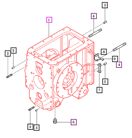 (Sold Out) Mahindra Tractor Case Rr Transmission 19022400020M