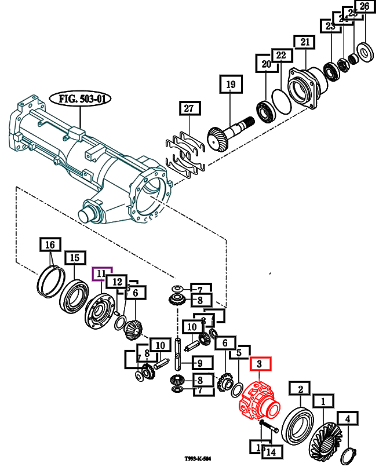 Mahindra Differential Housing 19024112221M