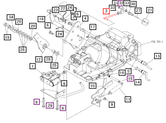 Mahindra Hydraulic Adjuster 19461938000