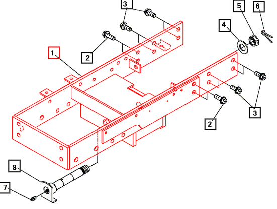 Mahindra Front Mounting Bracket 19470916AG0