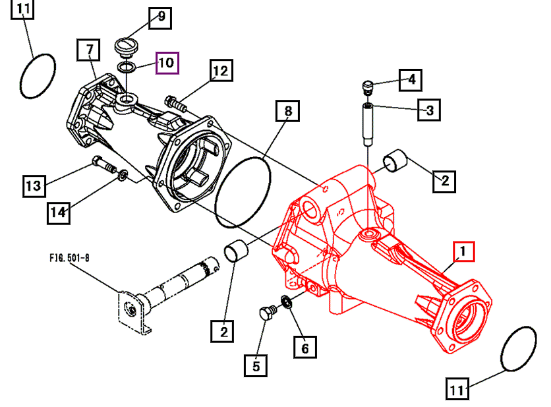 Mahindra Axle Housing A 19473112AG0