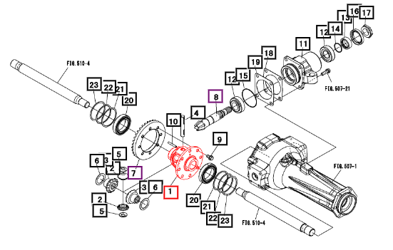 Mahindra Front Differential Case 19483161000