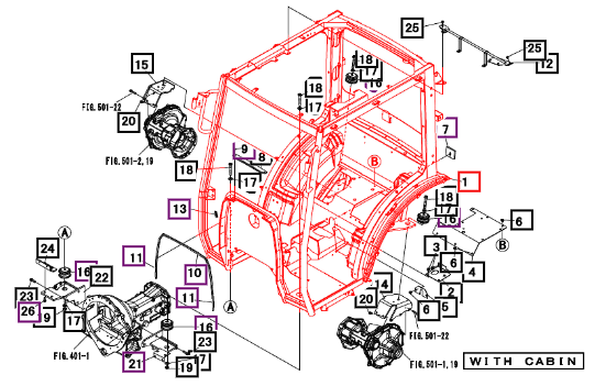 (Sold Out) Mahindra Tractor Frame 19486202AG0