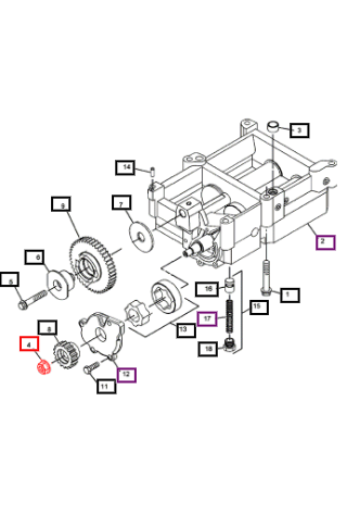 Mahindra Nut 195-2221