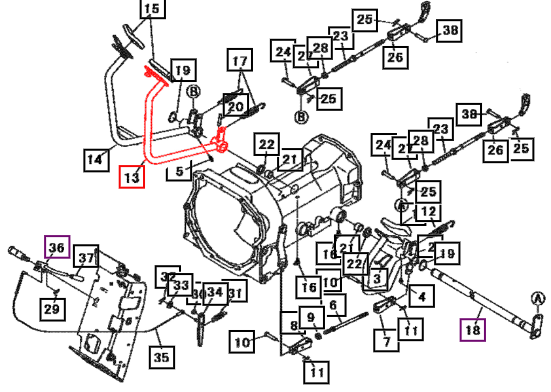 Mahindra Brake Pedal LH 19571815AG0