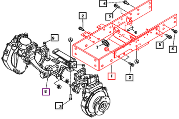 Mahindra Front Mounting Bracket 19582109AG0