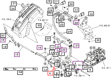 Mahindra Hydraulic Lever Arm 19632483000