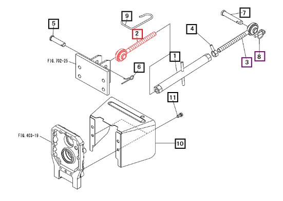 Mahindra Top Link Adjuster 19633036000