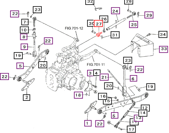 Mahindra Turnbuckle Adjuster 19633036BR0