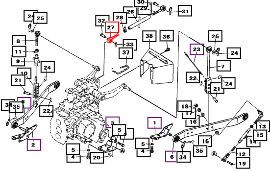 Mahindra Turnbuckle Adjuster 19643038AG0