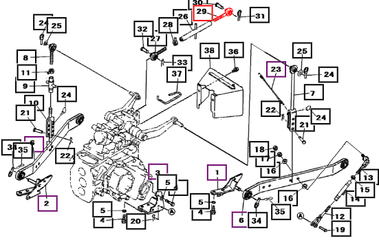 Mahindra Turnbuckle Adjuster 19643041AG0