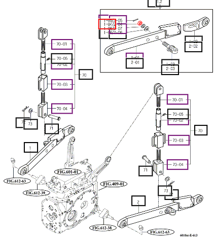 Mahindra Nut, Hex Slot  Castle 19955260060