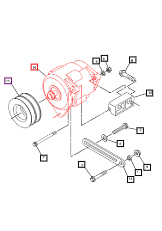 Mahindra Alternator 225-3143
