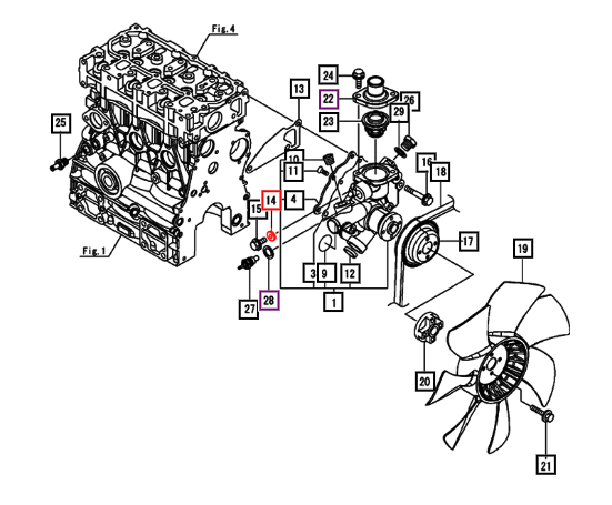 Mahindra Gasket, 8X1.0 23414-080000