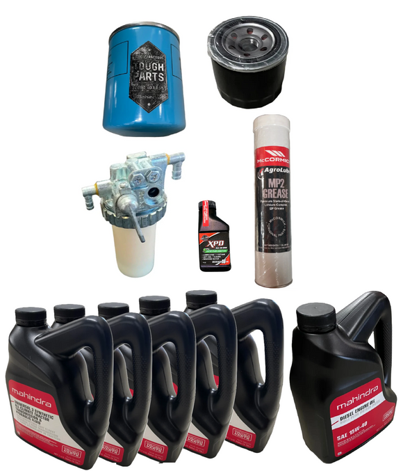 Mahindra eMax 25L 50 Hour Filter Kit (With Fluids) Mahindra Direct Parts