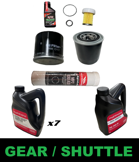 Mahindra Max 26 XLT Gear 50 Hour Filter Kit (With Fluids) Mahindra Direct Parts