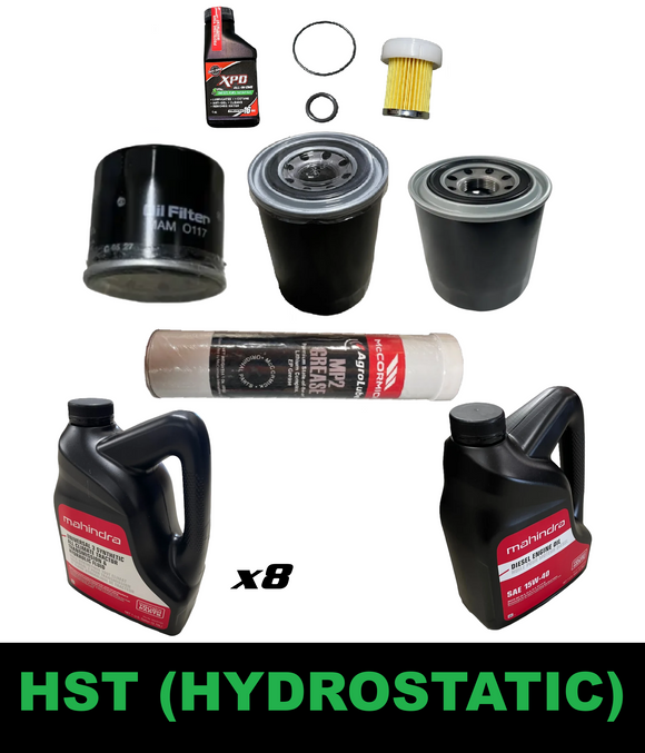 Mahindra Max 26 XLT HST 50 Hour Filter Kit (With Fluids) Mahindra Direct Parts