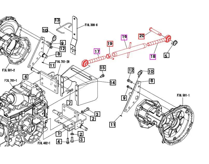 Mahindra Tractor 3 Point Top Link Assembly 19643036AG0 | Mahindra ...