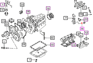 Mahindra Tractor Gasket 3063625901 Mahindra Direct Parts