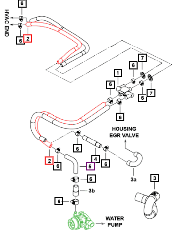 Mahindra 5/8 Heater Hose 31800-VUD