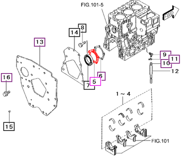 Mahindra Tractor Case, Oil Seal 31A0711601 Mahindra Direct Parts