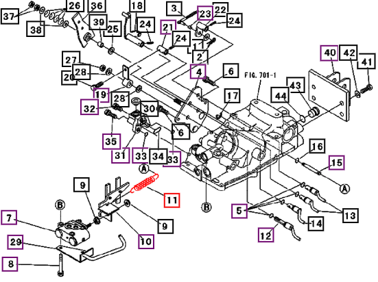 Mahindra Spring 35011105000 Mahindra Direct Parts