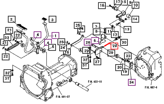 Mahindra HST Pedal Adjuster 35747891000