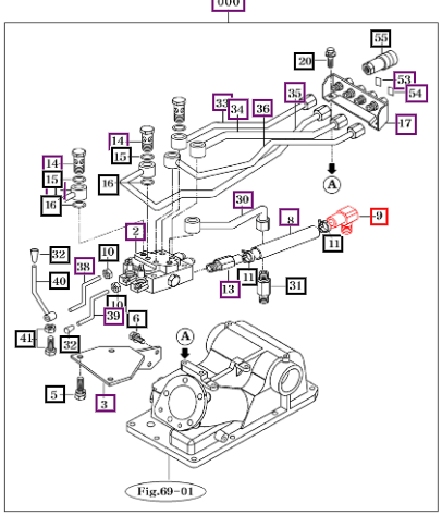 Mahindra Hydraulic Adaptor Pf /90 36263700050