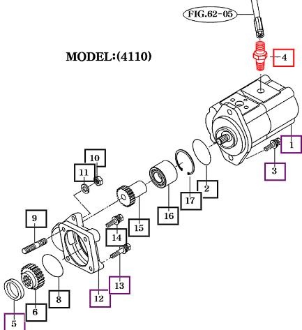 Mahindra Adapter, High-Pressure 36313530081