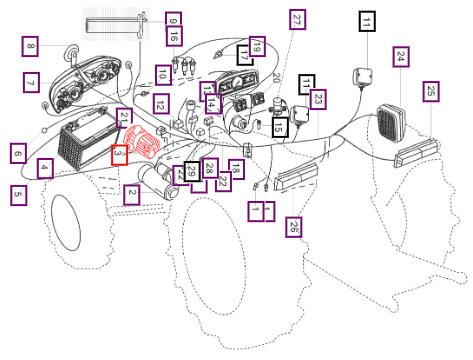 Mahindra Alternator 3701100DAA01