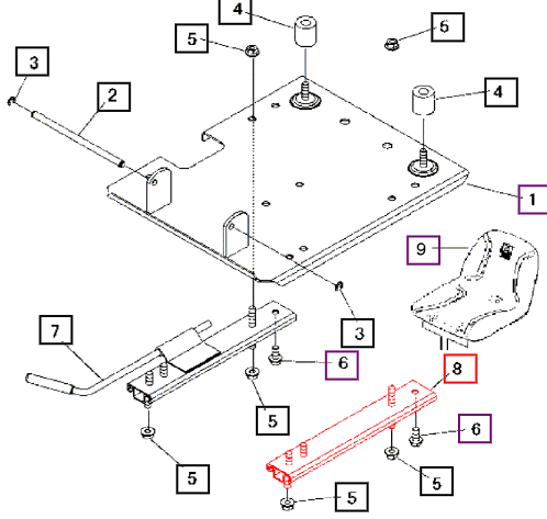 Mahindra Seat Adjuster 37353706000