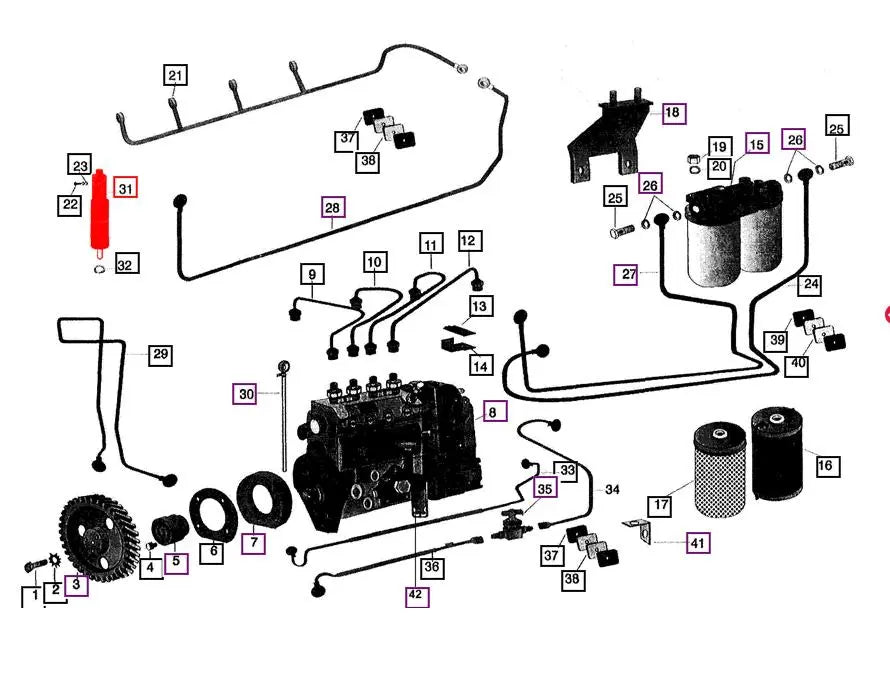 485 DI Fuel Injector Mahindra Direct Parts