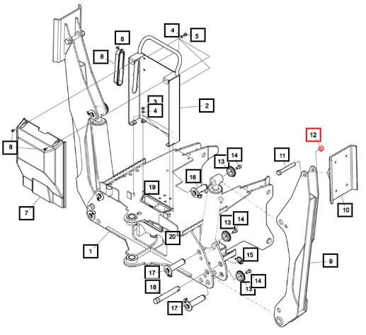 Mahindra Nut Loc King M20X2 5 10 5011559ALO