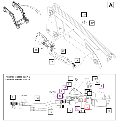 Mahindra Nut, 3/8" 5011756ALO