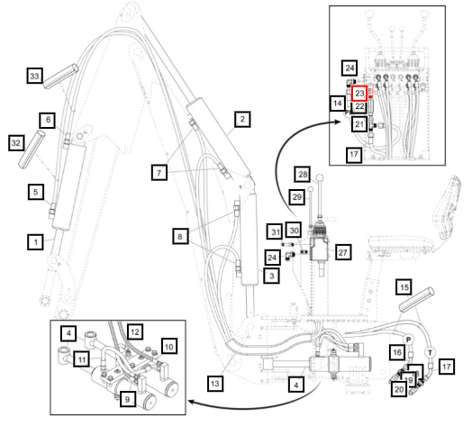 Mahindra Adapter, 3/4" - 16UNF 5027808ALO