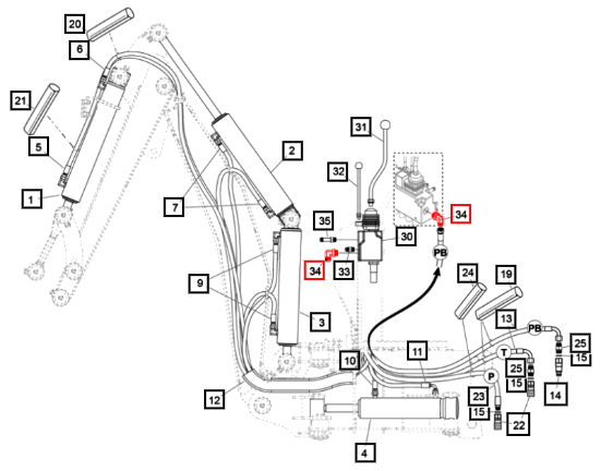 Mahindra Adaptor, 3/4"UNF-3/4"UNF Jic 5028181ALO
