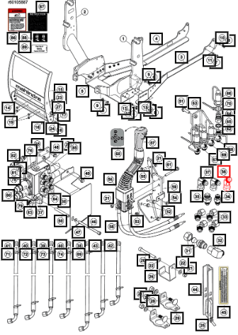 Mahindra Adaptor 3 4 16 UNF Jic 45 5050103ALO
