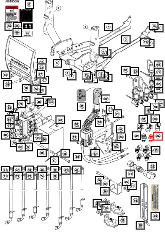 Mahindra Adapter Sds 3 4Xg3 8F 5053197ALO