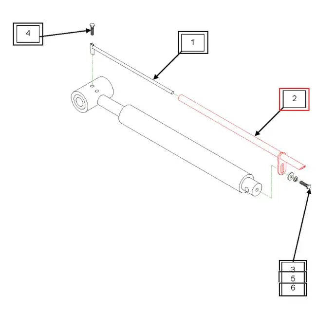 5545 Bucket Level Indicator Tube Mahindra Direct Parts