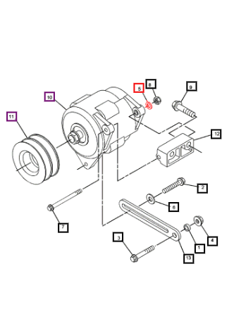 Mahindra Washer, 8.5X16.8X1.6Mm Thk 7W-2632