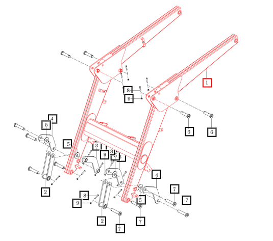 (Sold Out) Mahindra Tractor Boom Comp 84902002002MR