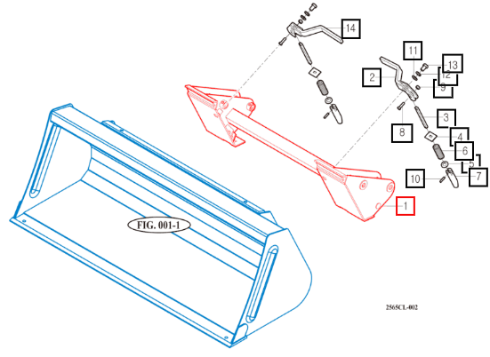 Mahindra Quick Attach Frame 85902005103MR
