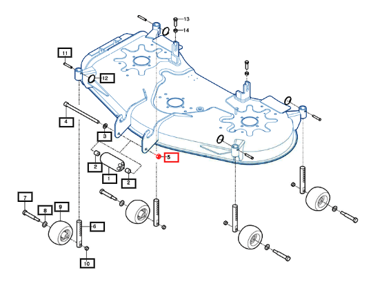Mahindra Nylon Nut , M14 86402000140