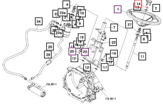 Mahindra Nut, Nut M14 A3030114003