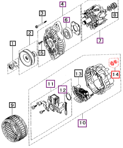 Mahindra Nut, Set A529X07871