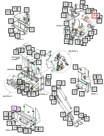 Mahindra Hhcs 3/8-16 Unc 5.00”L,Gr5 AME006905
