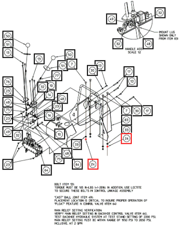 Mahindra Nut, Hex 3/8-16 Lock AME007458