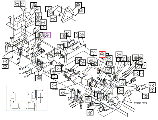 Mahindra Nut, Hex M16-2.00 AME007529