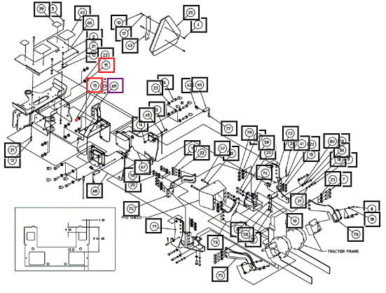 Mahindra Nut, Hex 5/8-18 AME007536