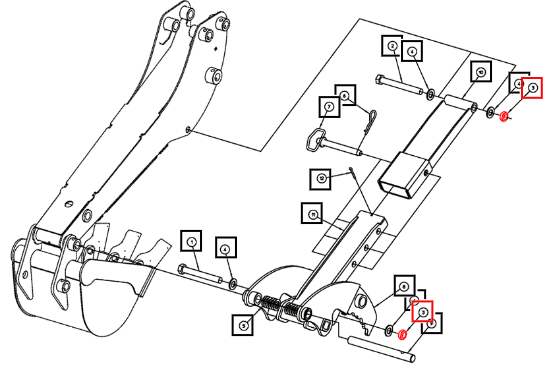 Mahindra Nut, Hex 3/4-16 Jam AME007576